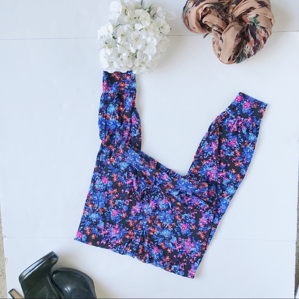 3/$20 No Boundaries Floral Jogger Pants